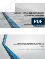 Review Jurnal Terkait Sistem Informasi Geografi: Rahayu