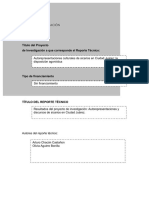 Reporte Técnico Autorepresentaciones Culturales de Sicarios en Ciudad Juárez La Disposición Agonística 2019