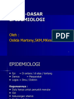 Dasar-Dasar Epidemiologi