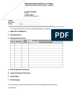 Municipalidad Distrital de Yunga: 1. Objeto de La Contratación.-2. Finalidad Pública. - 3. Descripción Del Servicio