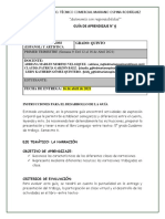 I. E. D. Técnico Comercial Mariano Ospina Rodríguez: Área: PRIMER TRIMESTRE (Semana 9: Del 12 Al 16 de Abril 2021)