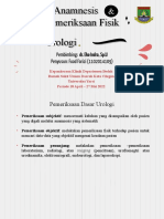 Anamnesis Pemeriksaan Fisik Urologi: Pembimbing: Dr. Eko Indra, Sp.U Penyusun: Fuad Farizi (1102014109)