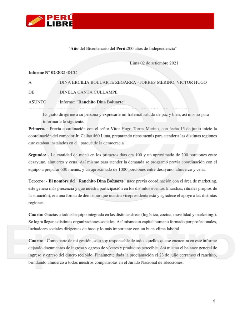 Los aportes de Shimabukuro al comedor “Ranchito Dina Boluarte”