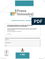 Prova Semestral 2019 3º Ano Compressed