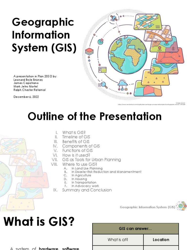 Geographic Information System (GIS) | PDF | Geographic Information ...