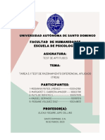 Tarea 3.1 Test de Razonamiento Diferencial Aplicado. TRDA