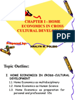 Home Economics in Cross Cultural Development