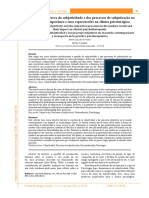 Subjetividade e processos subjetivos na psicologia clínica