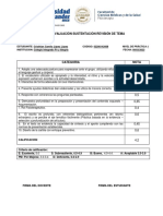 Rubrica Evaluación Sustentación Revisión de Tema