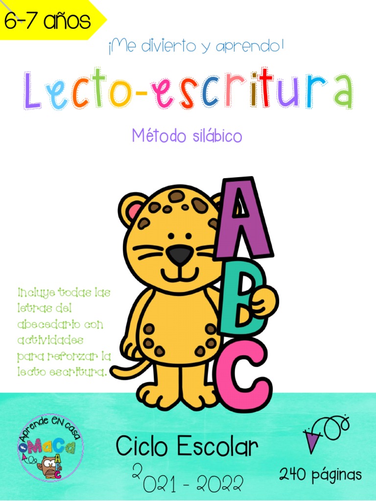 Método Silábico: Ciclo Escolar | PDF