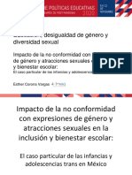 Educación, Desigualdad de Género y Diversidad Sexual