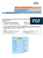 Week 24 Grammar 3º