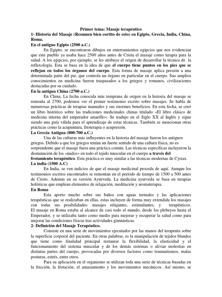 Masaje terapeutico y drenaje linfatico pdf sistema linf tico