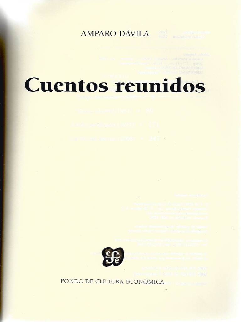 9 Amparo Dávila El Espejo PDF