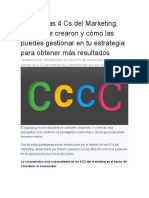 Conoce Las 4 Cs Del Marketing