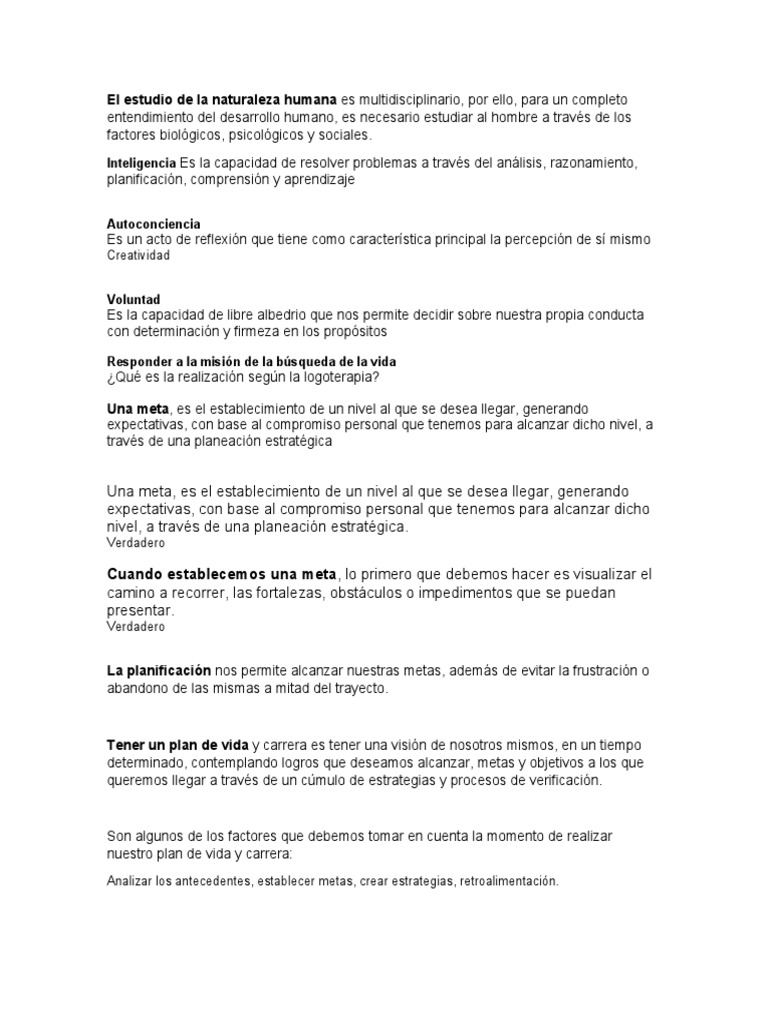 Claves para el Desarrollo Humano Integral | PDF | Las emociones ...