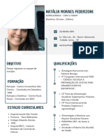 Natália Moraes Federzoni: Qualificações Objetivo