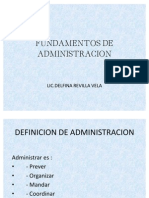 Fundamentos de Administracion - 10!8!11