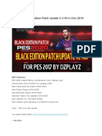 PES 2017 Black Edition Patch Update V