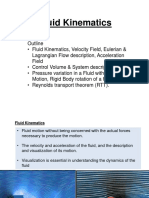 Fluid Kinematics - Chap 4