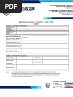 Damaged and Missing Tools Report Form | PDF | Law | Technology ...