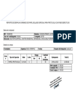 Reporte de Despacho Grabado de Papel Sellado Especial para Protocolo Con Fines Didácticos Datos Del Comprador