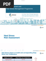Heat Stress Safety Management Plan | PDF | Hyperthermia | Dehydration