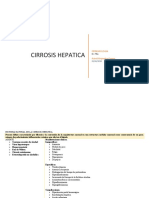 Historia Natural de La Enfermedad de Cirrosis Hepatica