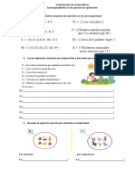 Cuestionario de Matemáticas