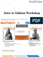 Intro To Tableau Workshop