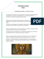 Investigación Religión José Mira 8vo