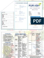 Contoh Menu Sehari: Diet Diabetes Melitus