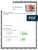 Confessions of a Shopaholic Movie Worksheet