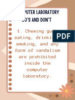 Computer Lab Rules