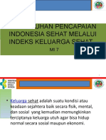 Pencapaian Indonesia Sehat Melalui Indeks Keluarga Sehat