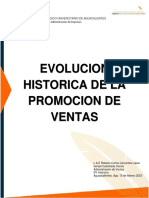 Evolucion Historica de La Promocion de Ventas: Tecnológico