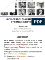 Local Search Algorithms and Optimization Problems: J. Felicia Lilian