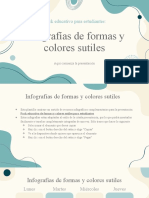 Infografías de Formas y Colores Sutiles: Pack Educativo para Estudiantes