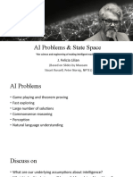 AI Problems & State Space: J. Felicia Lilian
