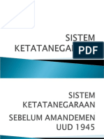 Sistem Lembaga Negara Indonesia Pasca Amandemen UUD 1945