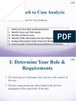 Approach To Case Analysis