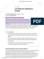 Treasury Stock Method