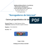 Navegadores de Internet: Chrome, Safari, Edge, Samsung Internet, Opera y Firefox