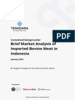 Brief Market Analysis of Imported Bovine Meat in Indonesia: Customized Backgrounder
