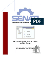 Programación SQL Server