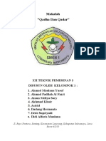 Makalah "Qadha Dan Qadar": Jl. Raya Pantura, Santing, Kecamatan Losarang, Kabupaten Indramayu, Jawa Barat 45253