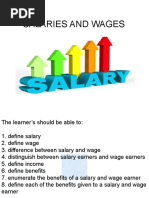 BUSMATH Salaries and Wage