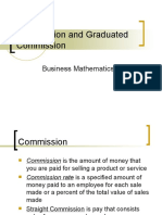 Commissiongraduated Commission