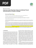 Research Article: Concrete Cracks Detection Using Convolutional Neural Network Based On Transfer Learning