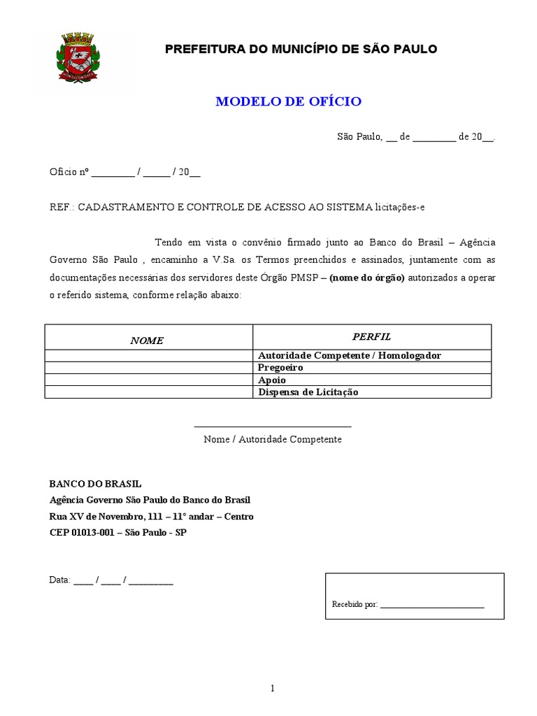 Modelo Oficio | PDF